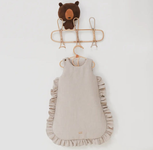 Linen baby sleeping bag