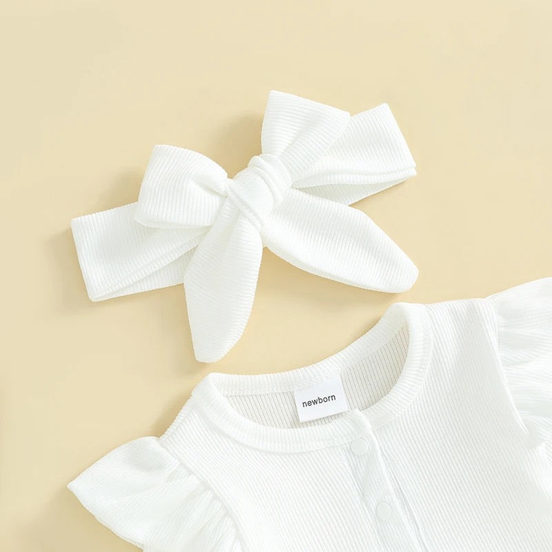 Newborn suit & bow