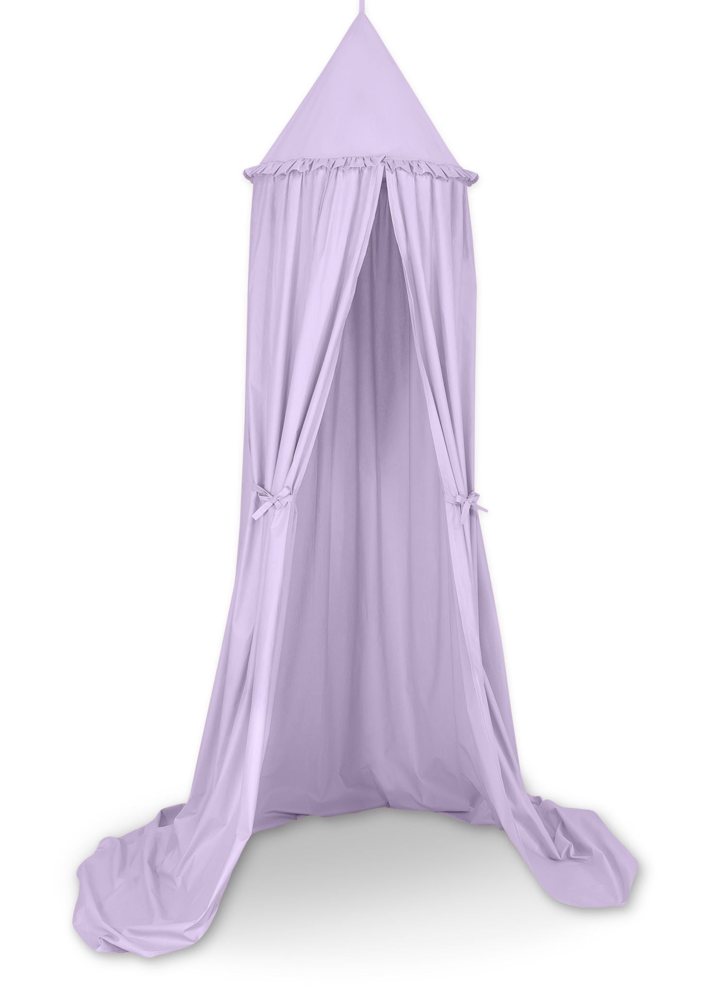 Hanging cotton canopy for children's room  - lila