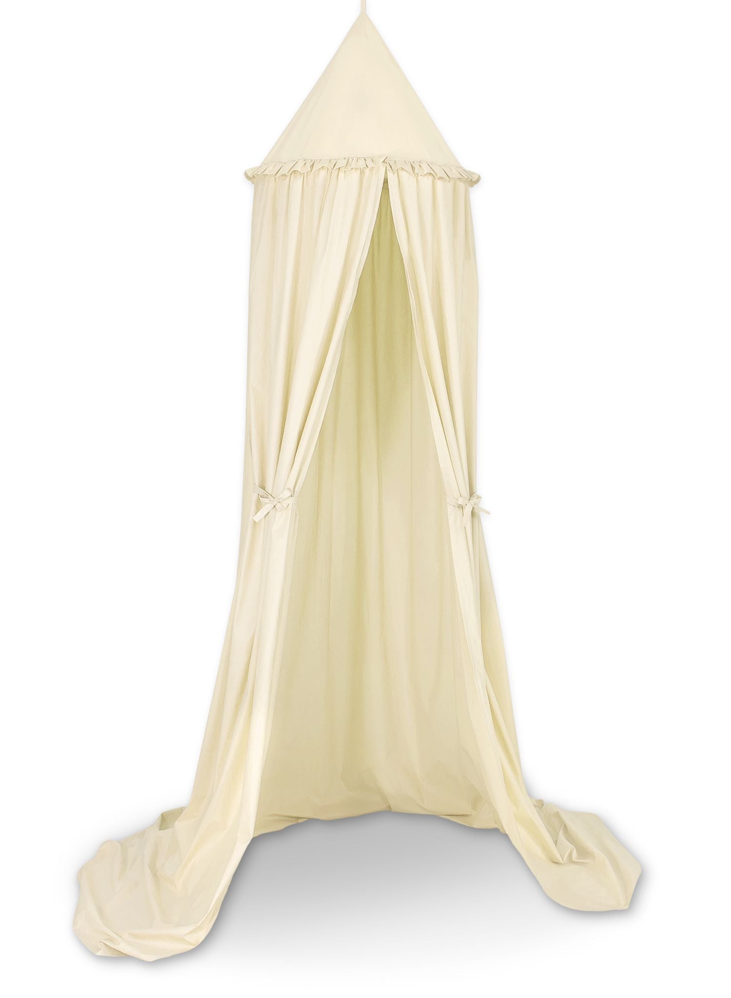 Hanging cotton canopy for children's room  - cream