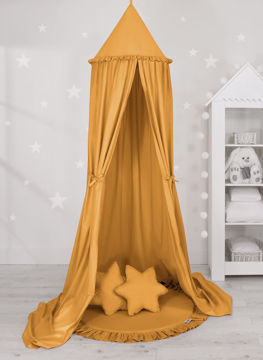 Floor play mat - honey yellow
