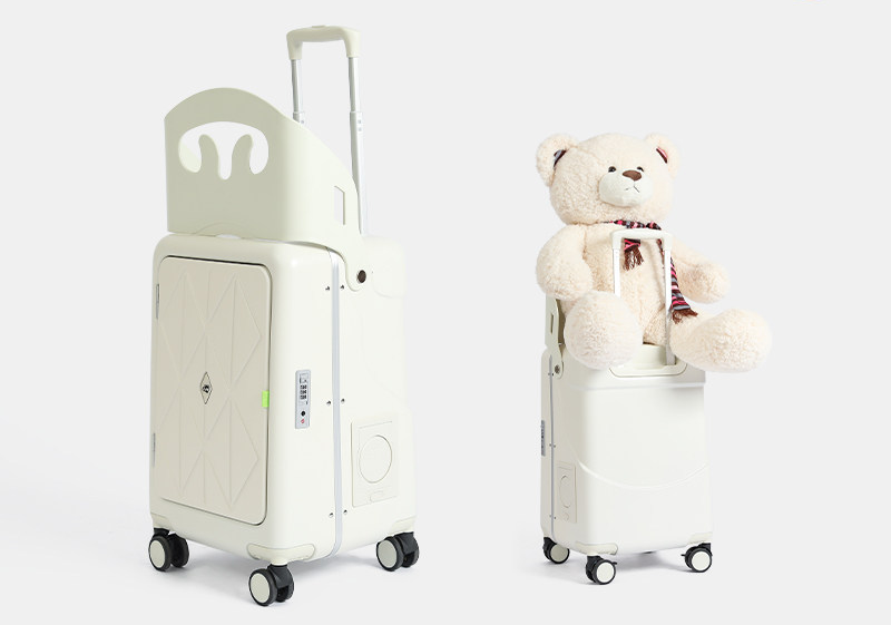 Children’s Ride-On Suitcase with Seat – 20” Travel Trolley