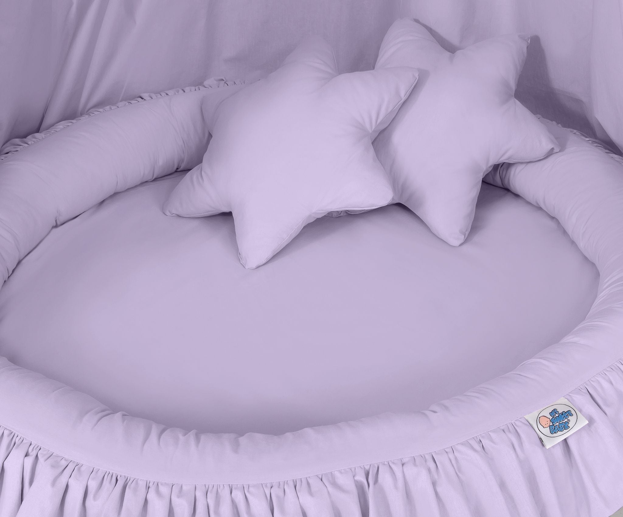 Nest with flounce - lila