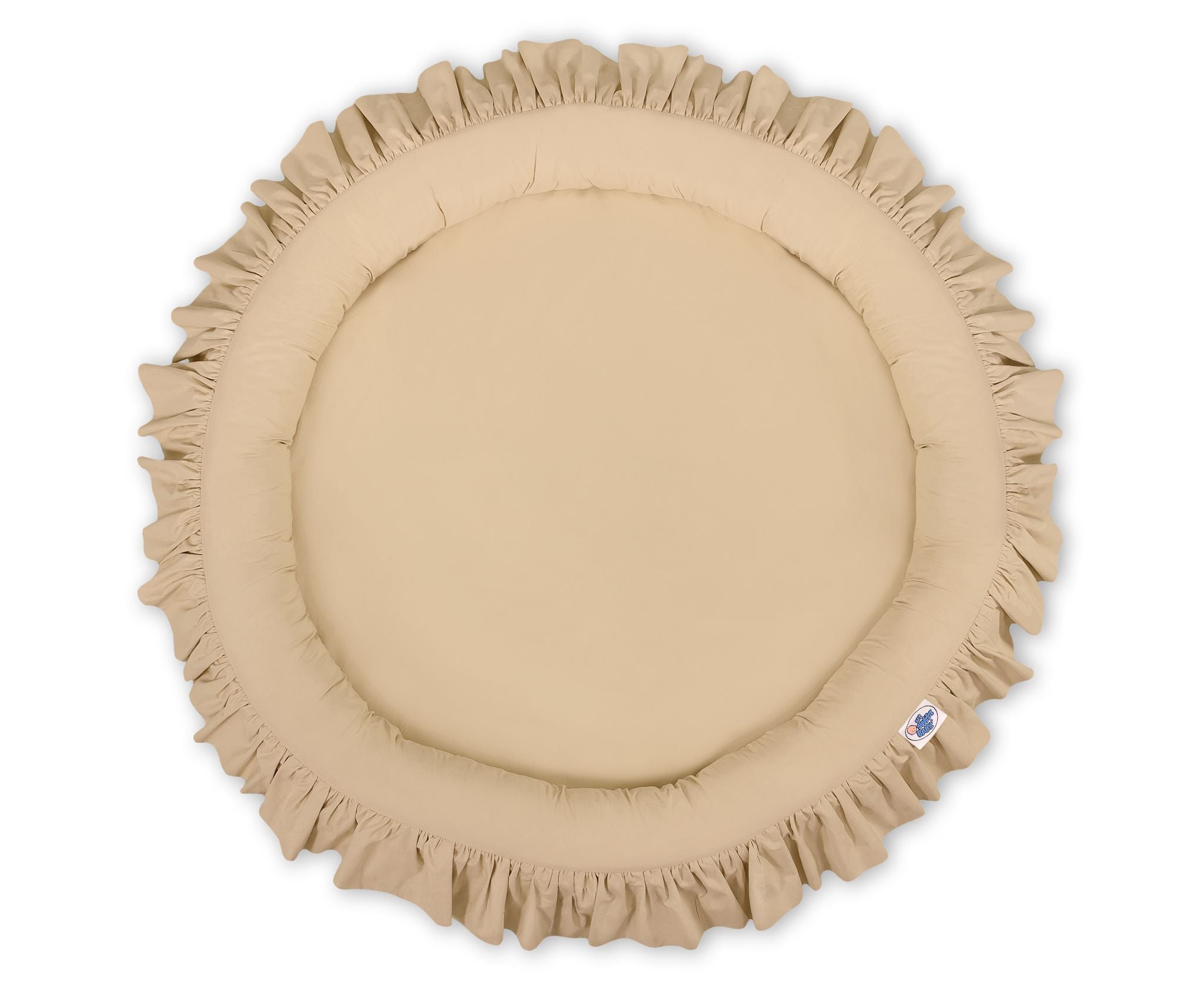 Nest with flounce - beige