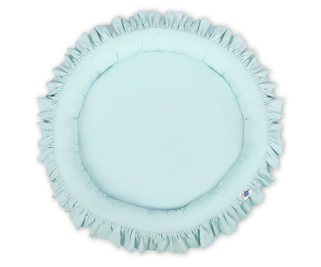Nest with flounce - mint