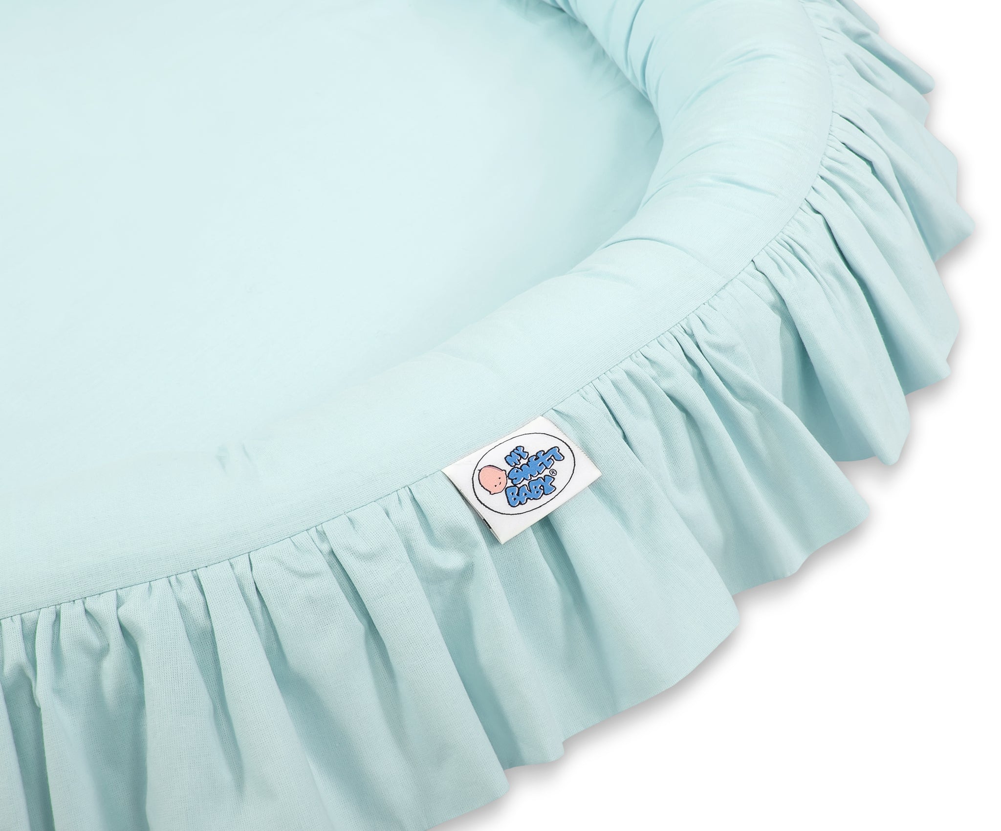Nest with flounce - mint