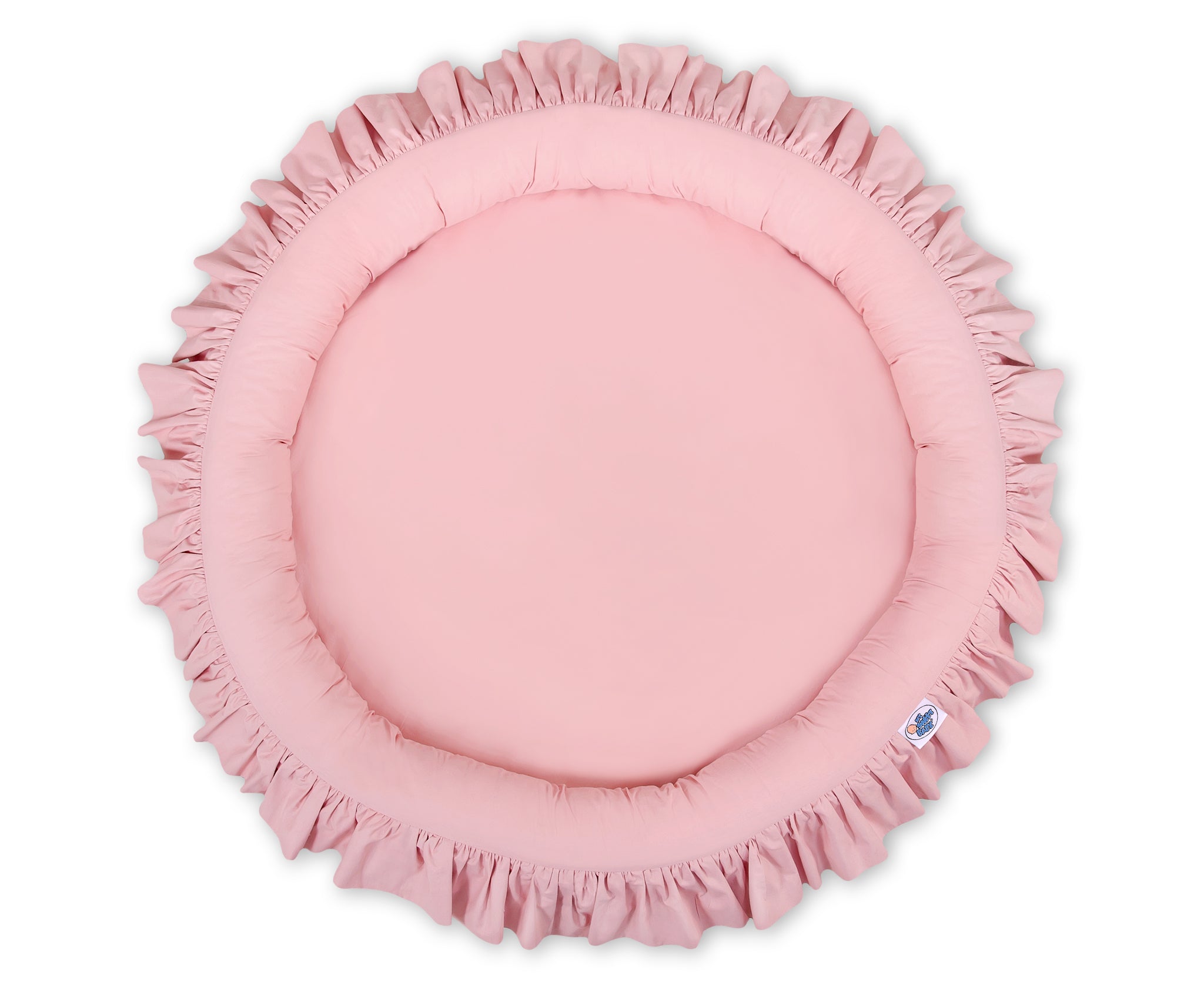 Nest with flounce - pastel pink