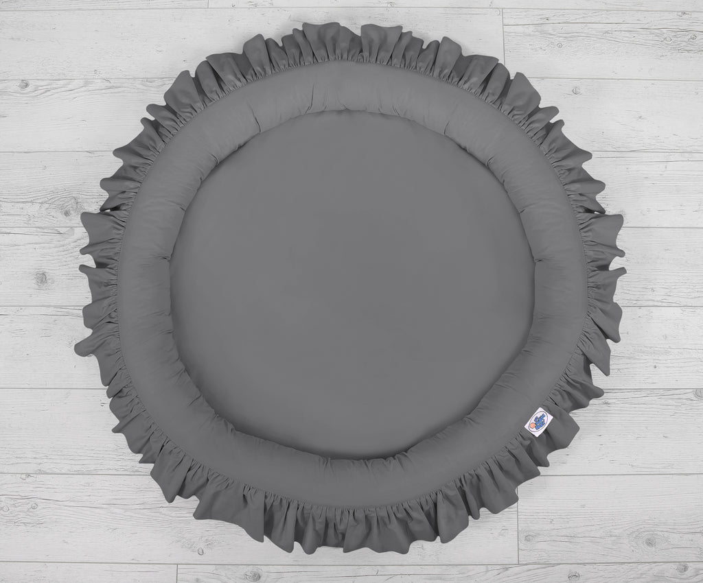 Nest with flounce - anthracite