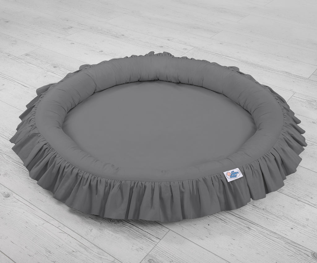 Nest with flounce - anthracite