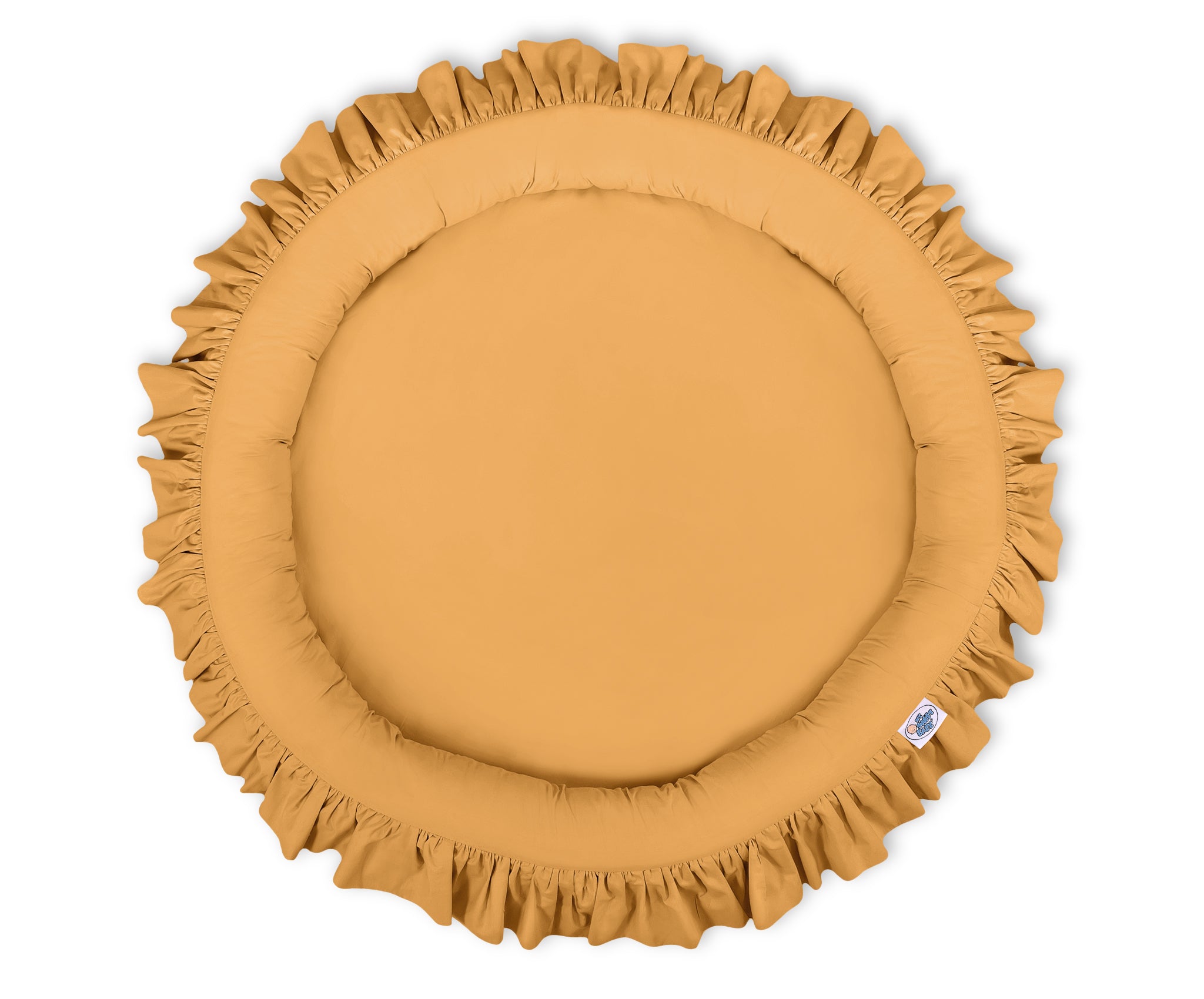Nest with flounce - honey yellow