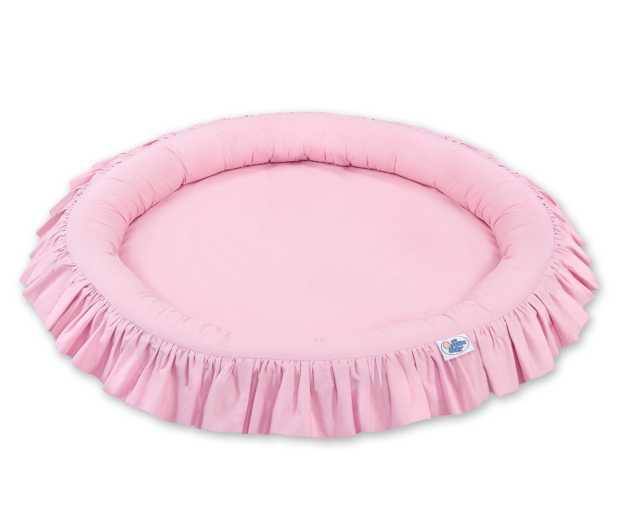Nest with flounce - pink
