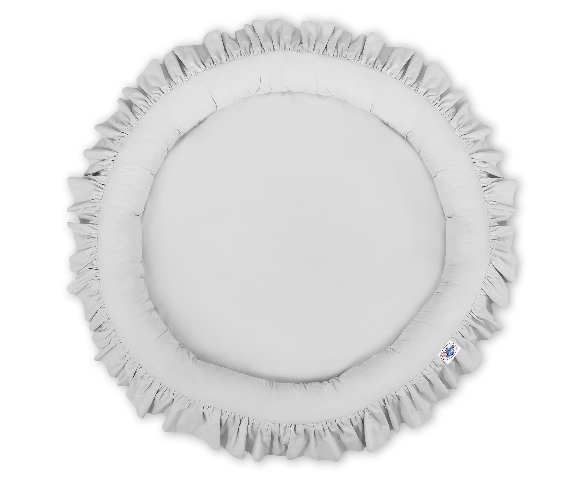 Nest with flounce - gray