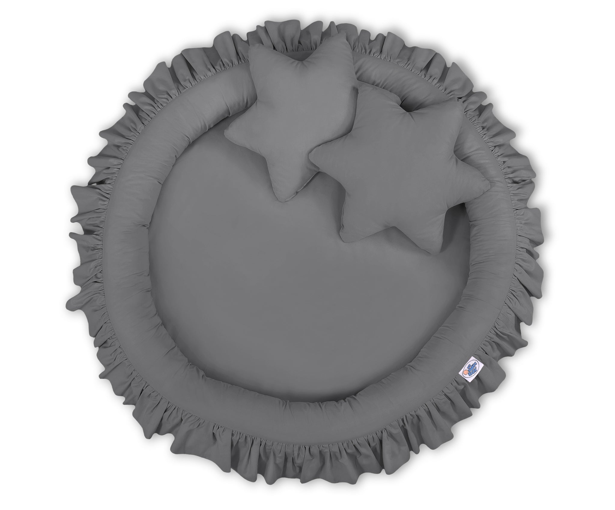 Nest with flounce - anthracite