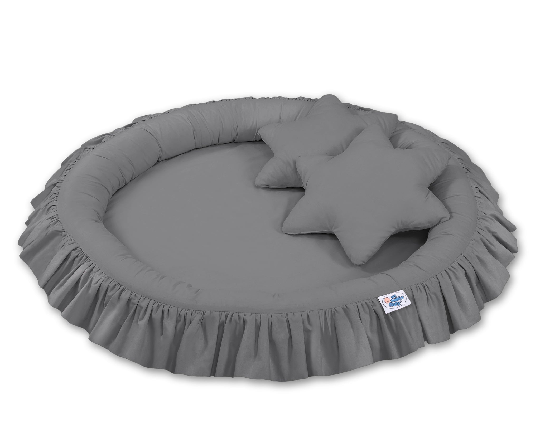 Nest with flounce - anthracite