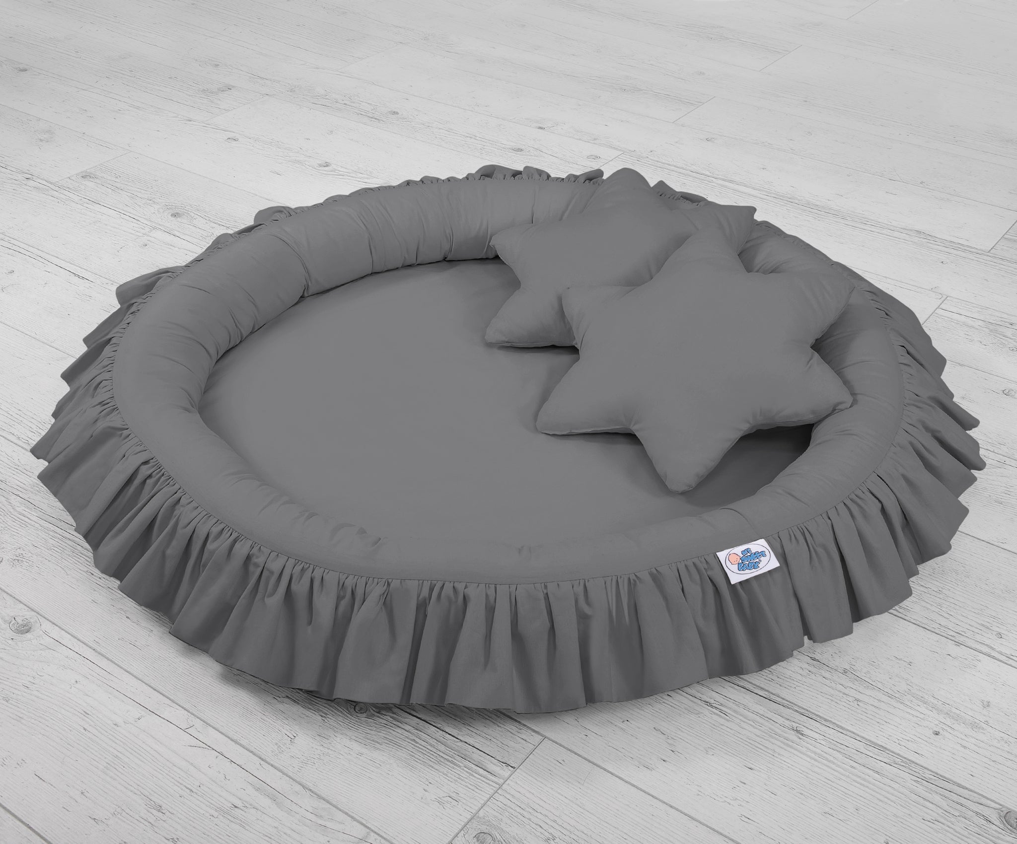 Nest with flounce - anthracite