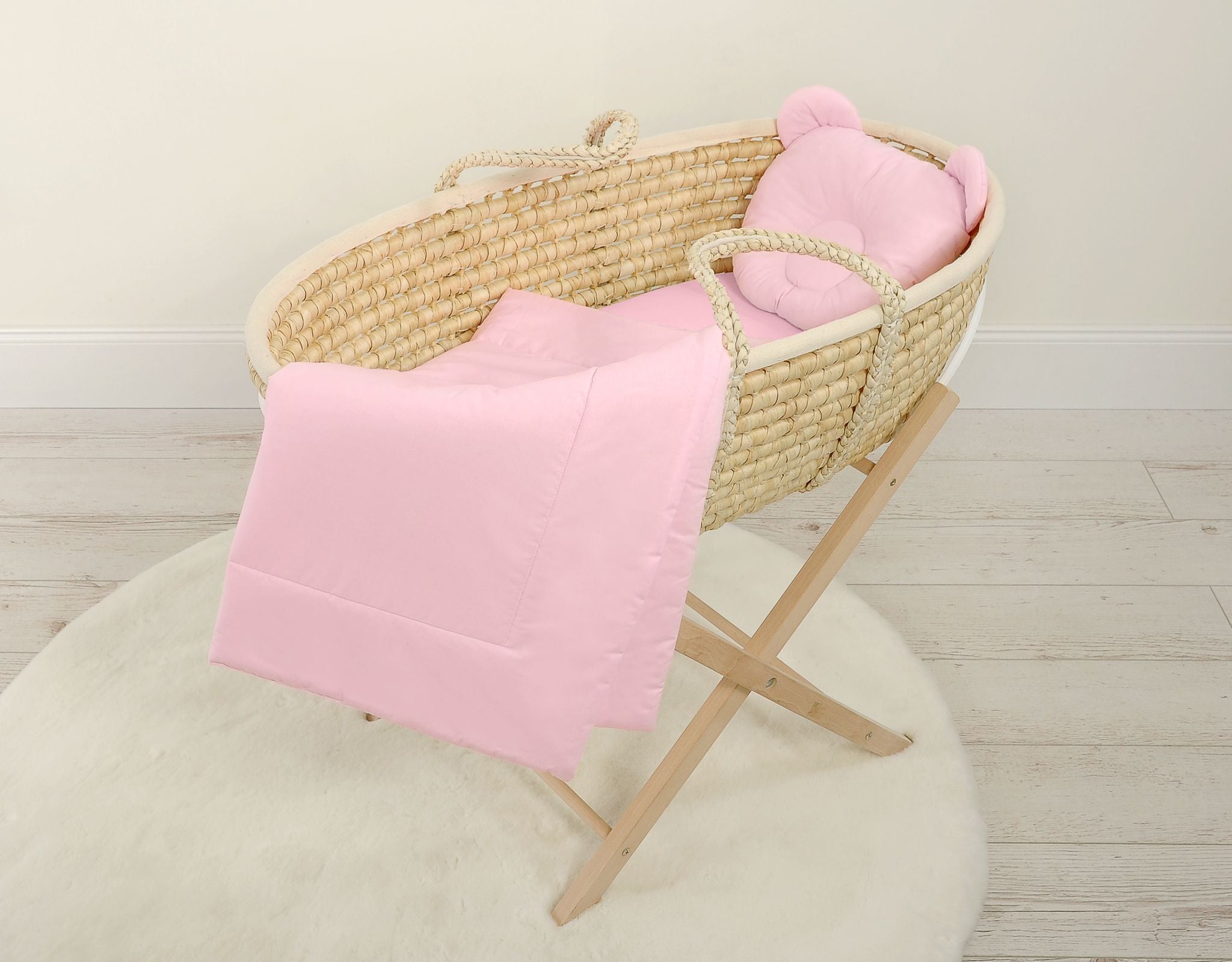 Blanket with pillow - 2pcs set - pink