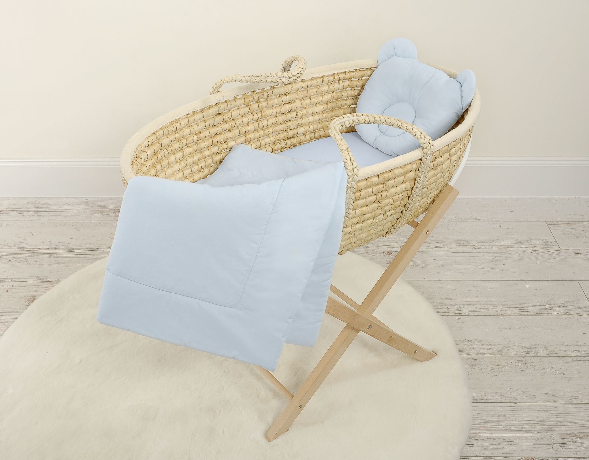 Blanket with pillow - 2pcs set - blue