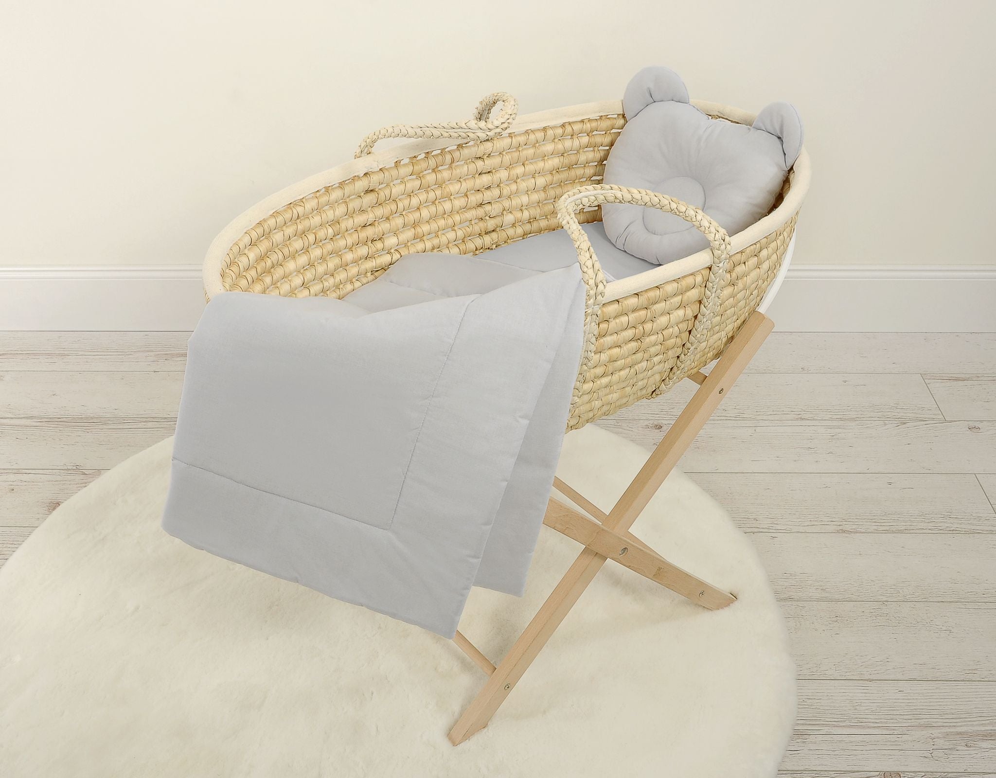 Blanket with pillow - 2pcs set - gray