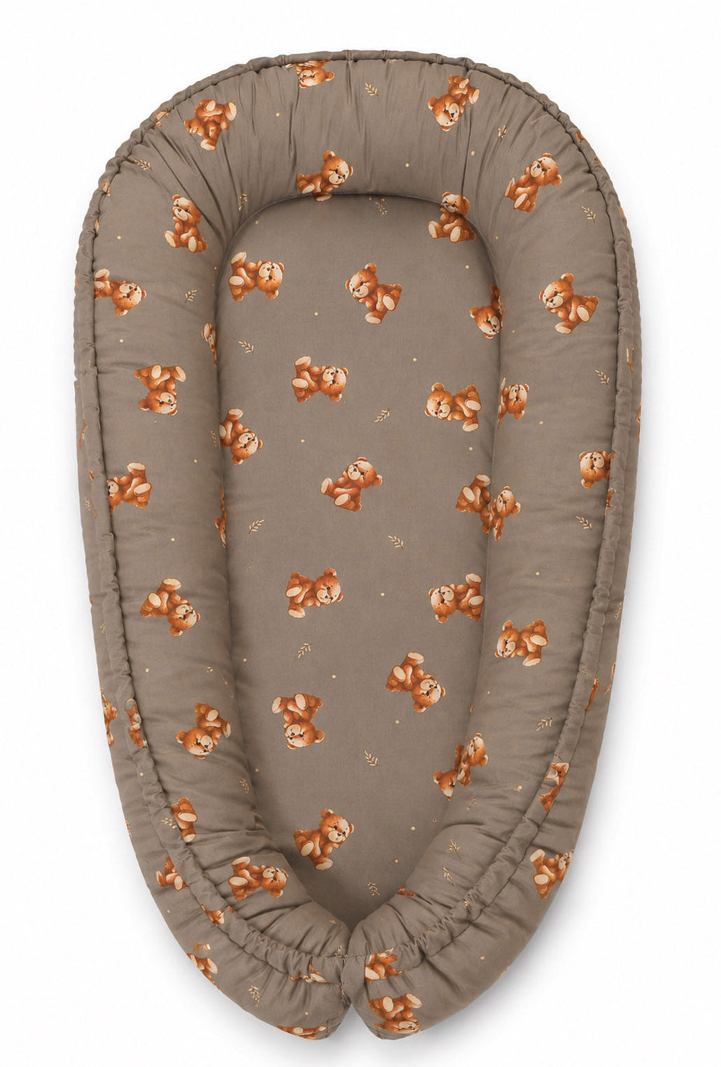 Double-sided premium baby nest cocoon Toffee Teddy