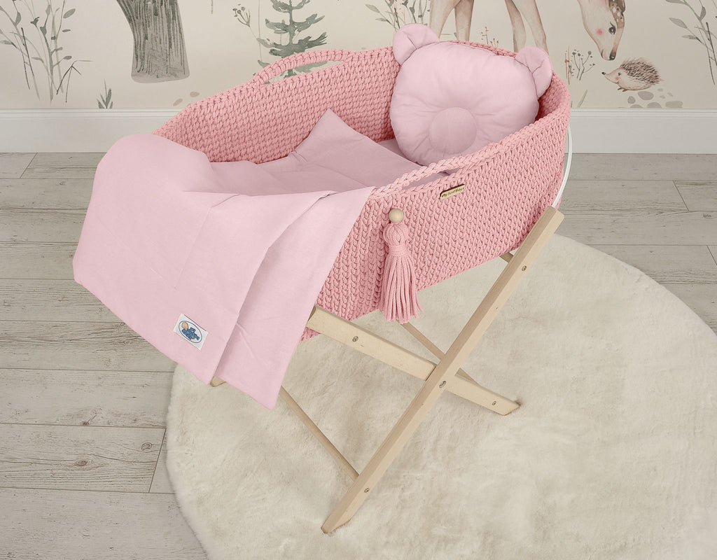 Blanket with pillow - 2pcs set - pink