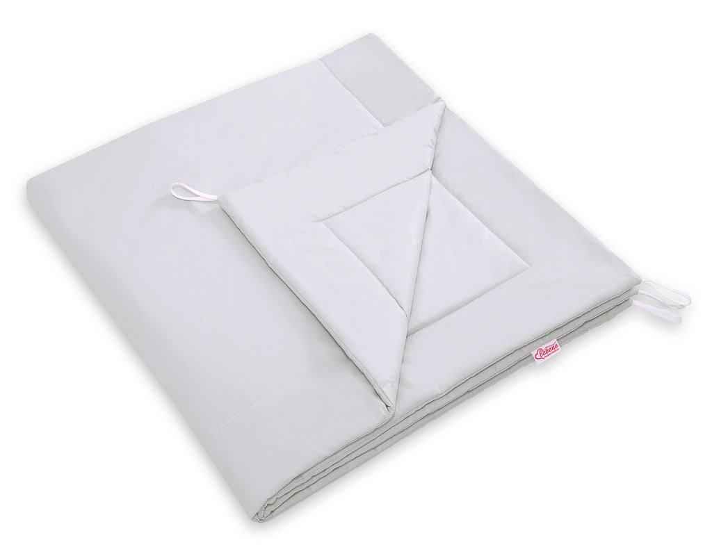 Teepee tent for kids +play mat + decorative feathers - gray