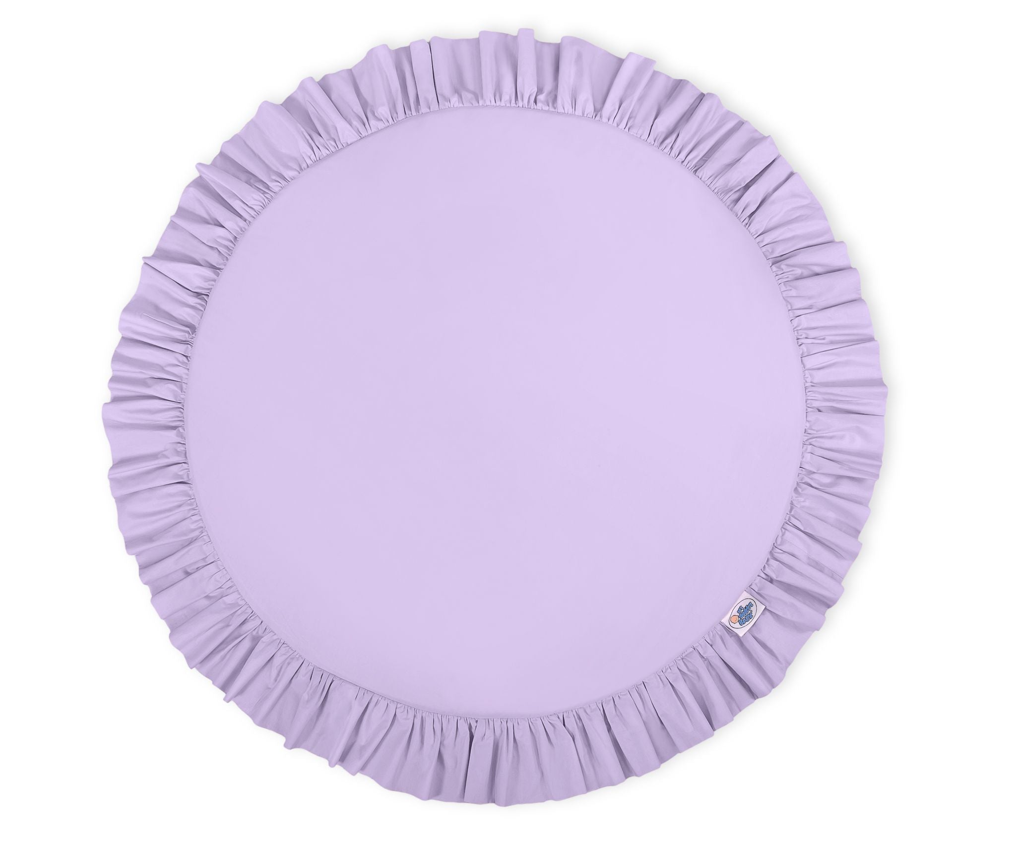 Set: Hanging baldachin for children's room cotton + Floor play mat- lila