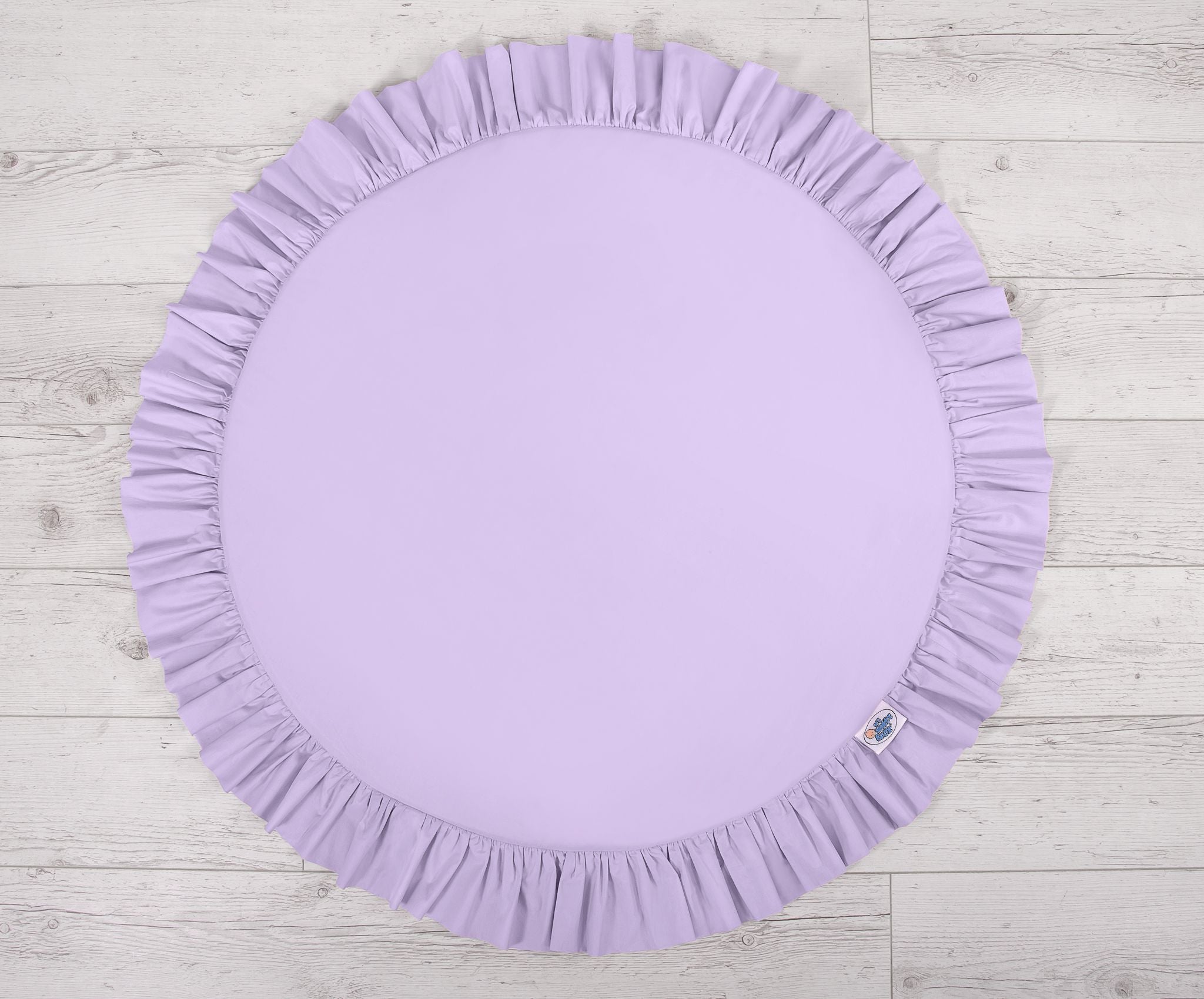 Set: Hanging baldachin for children's room cotton + Floor play mat- lila