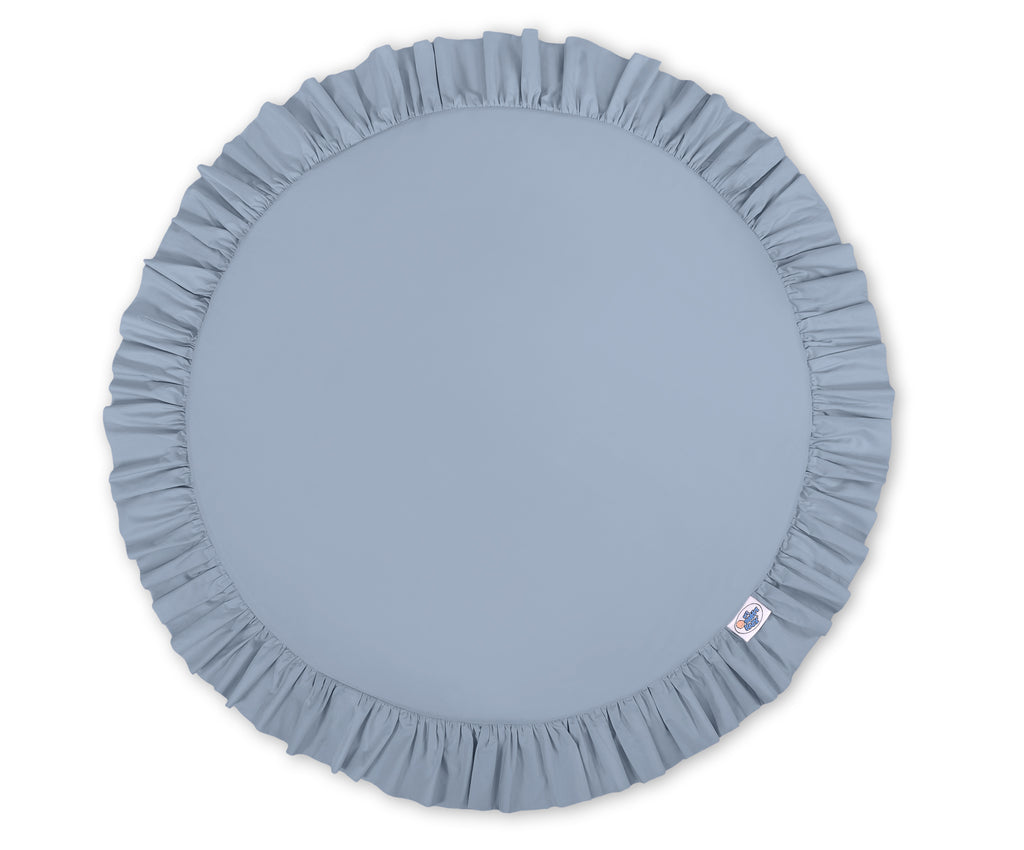 Floor play mat - pastel blue