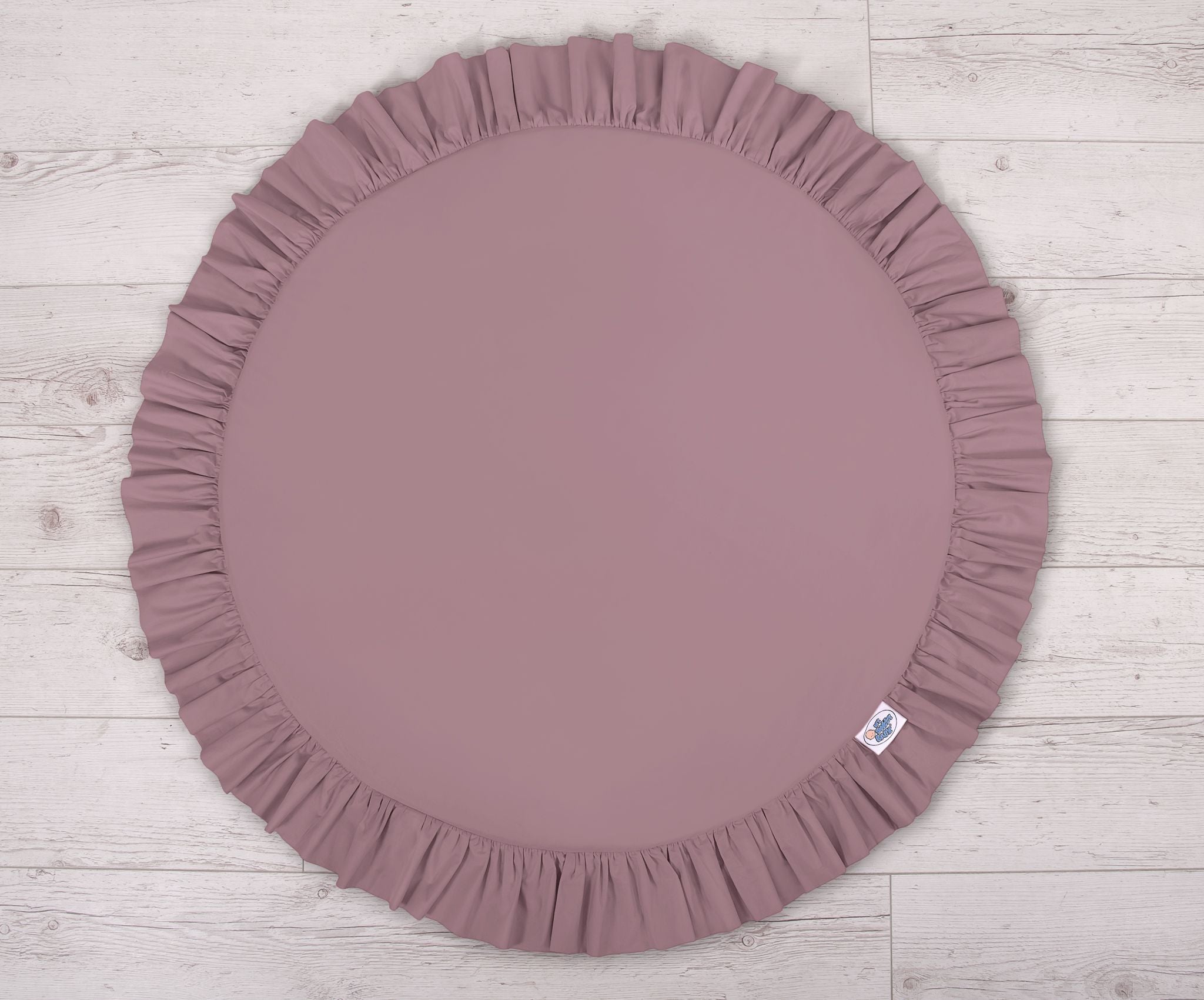 Set: Hanging baldachin for children's room cotton + Floor play mat- pastel violet