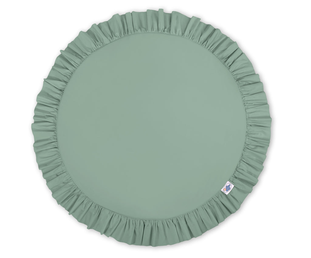 Floor play mat - pastel green
