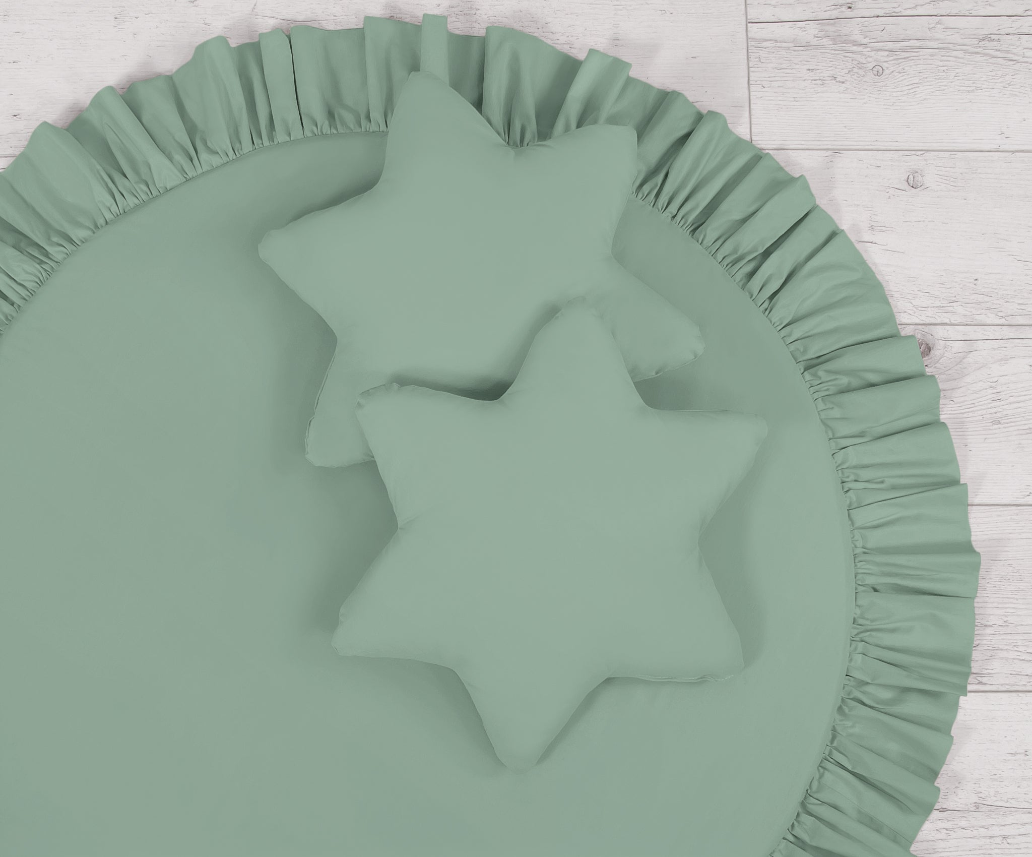 2pcs pillow set - pastel green
