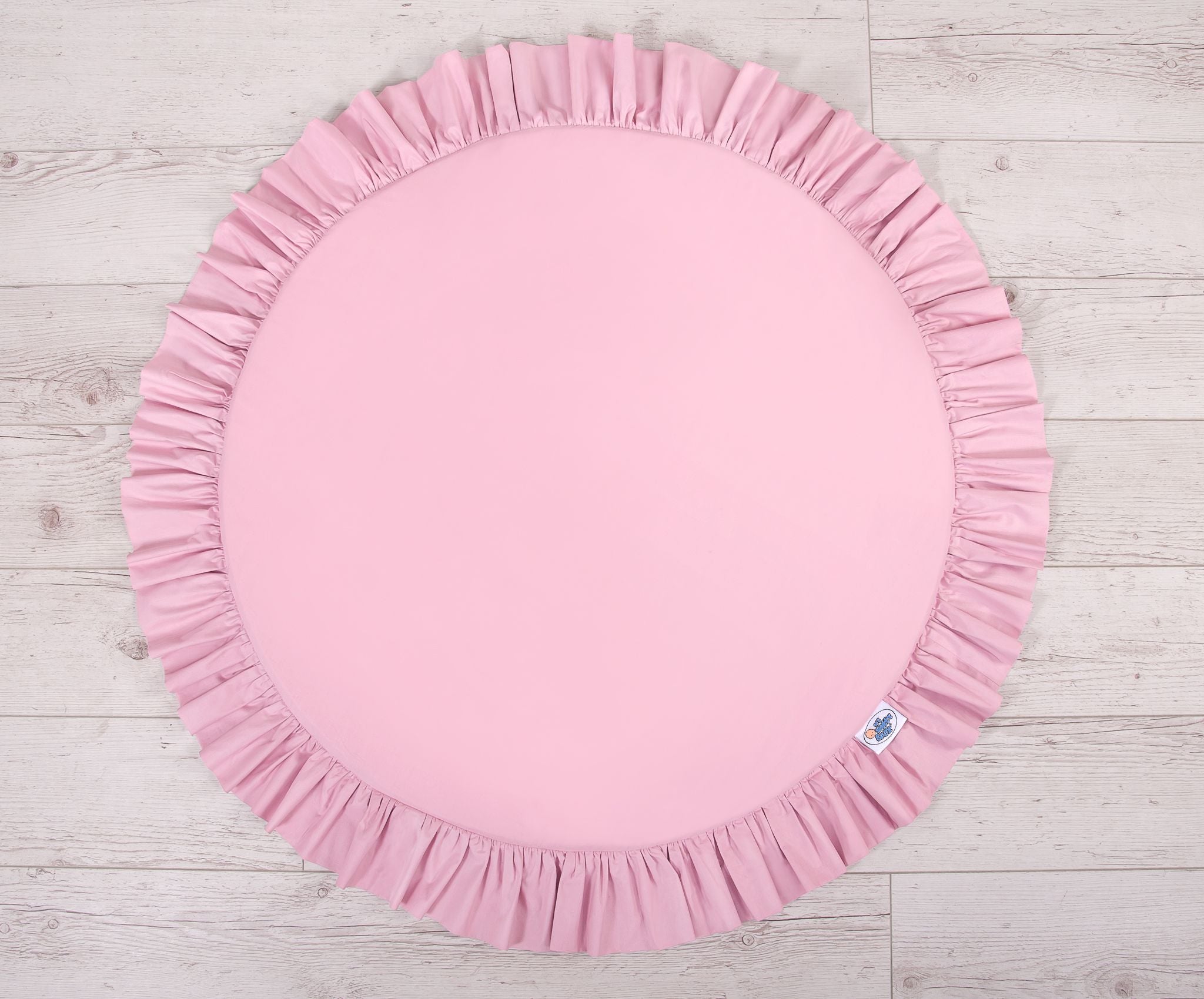 Set: Hanging baldachin for children's room cotton + Floor play mat - pink