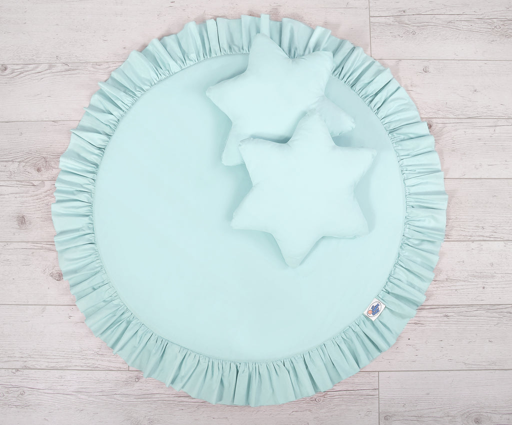 Floor play mat - mint