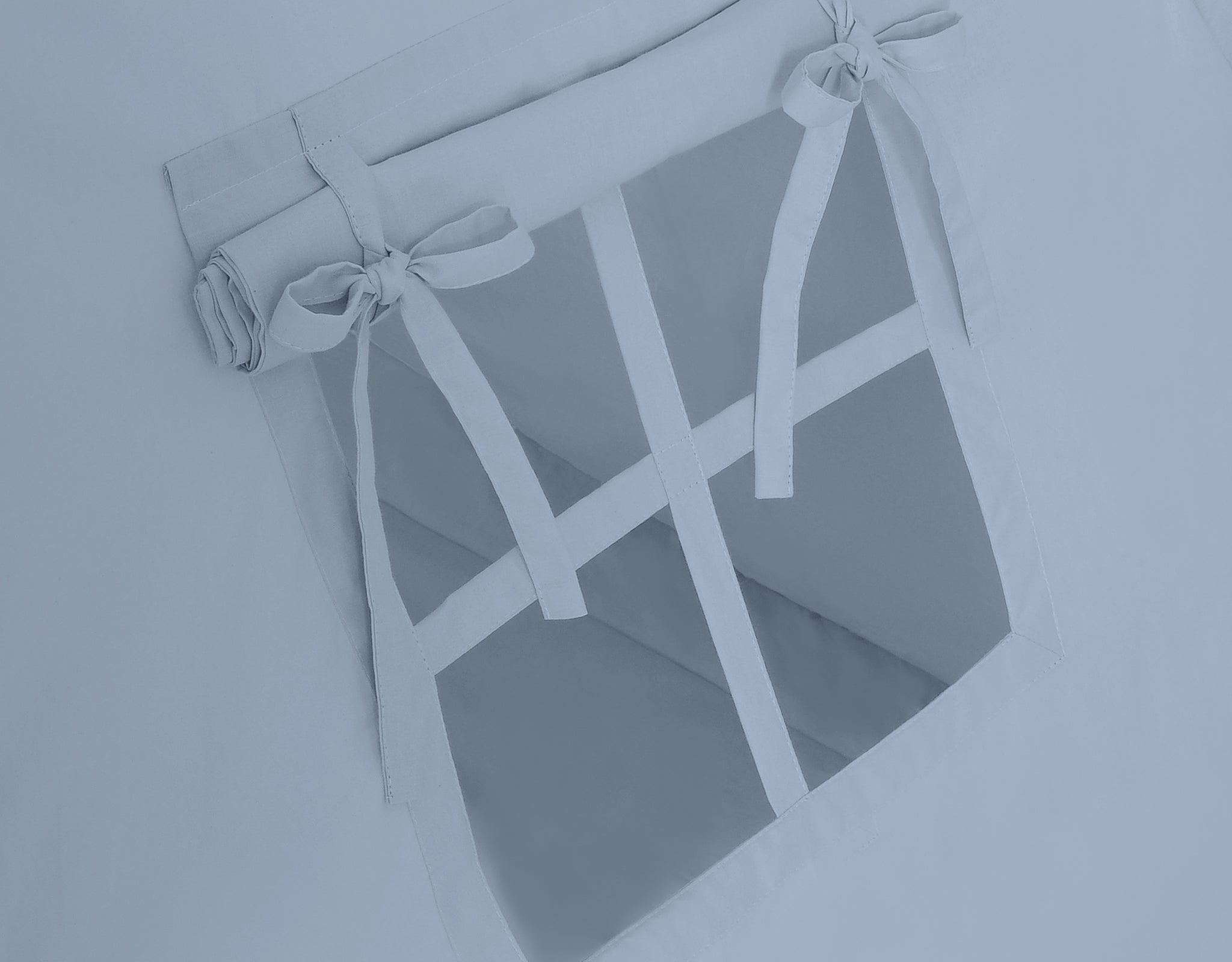 Teepee tent for kids +play mat + decorative feathers - pastel blue