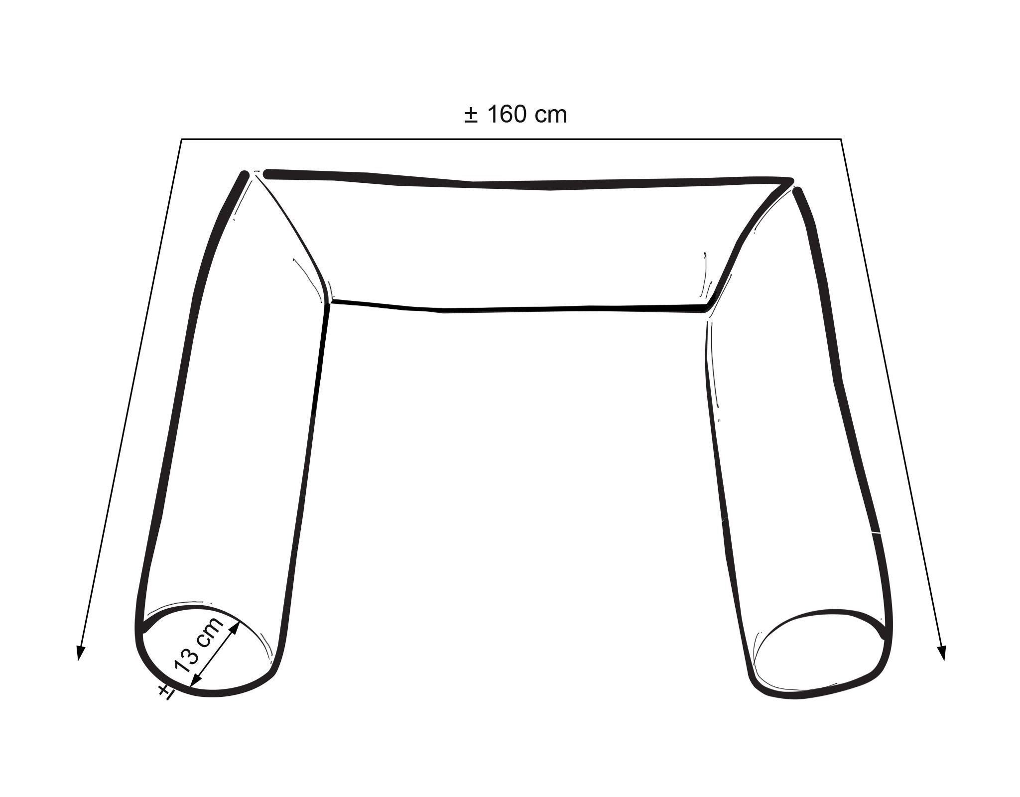Roller bumper for baby bed - woodland olive