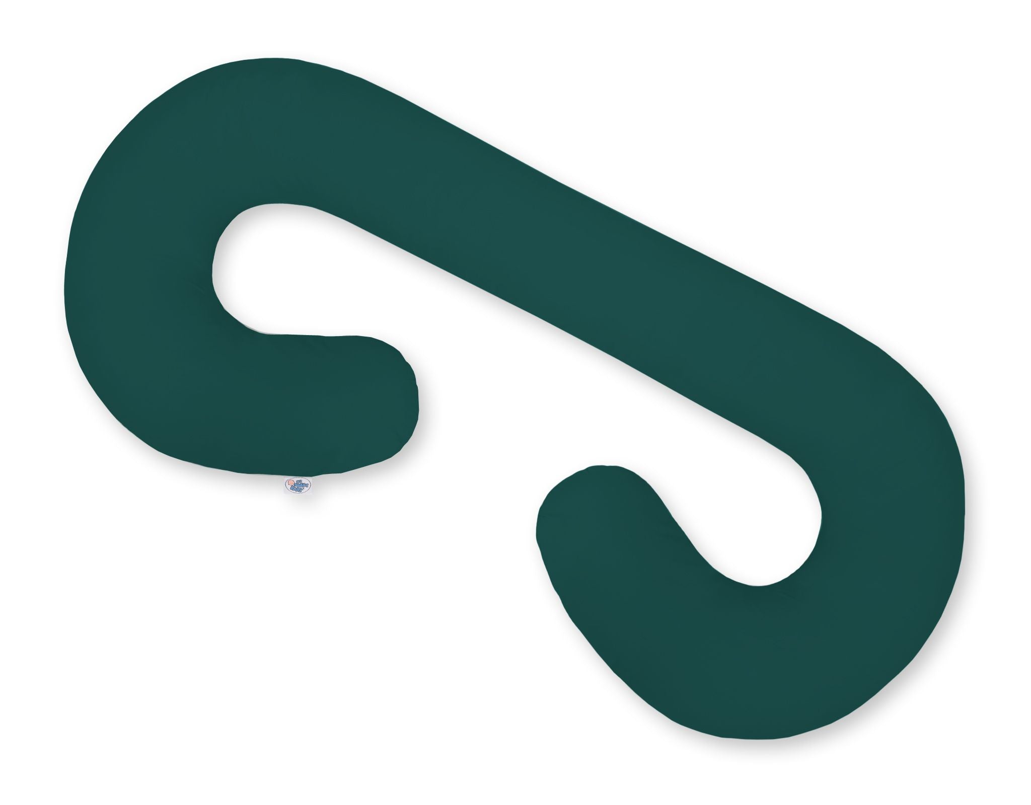 Maternity Support Pillow C, removable pillowcase - bottle green