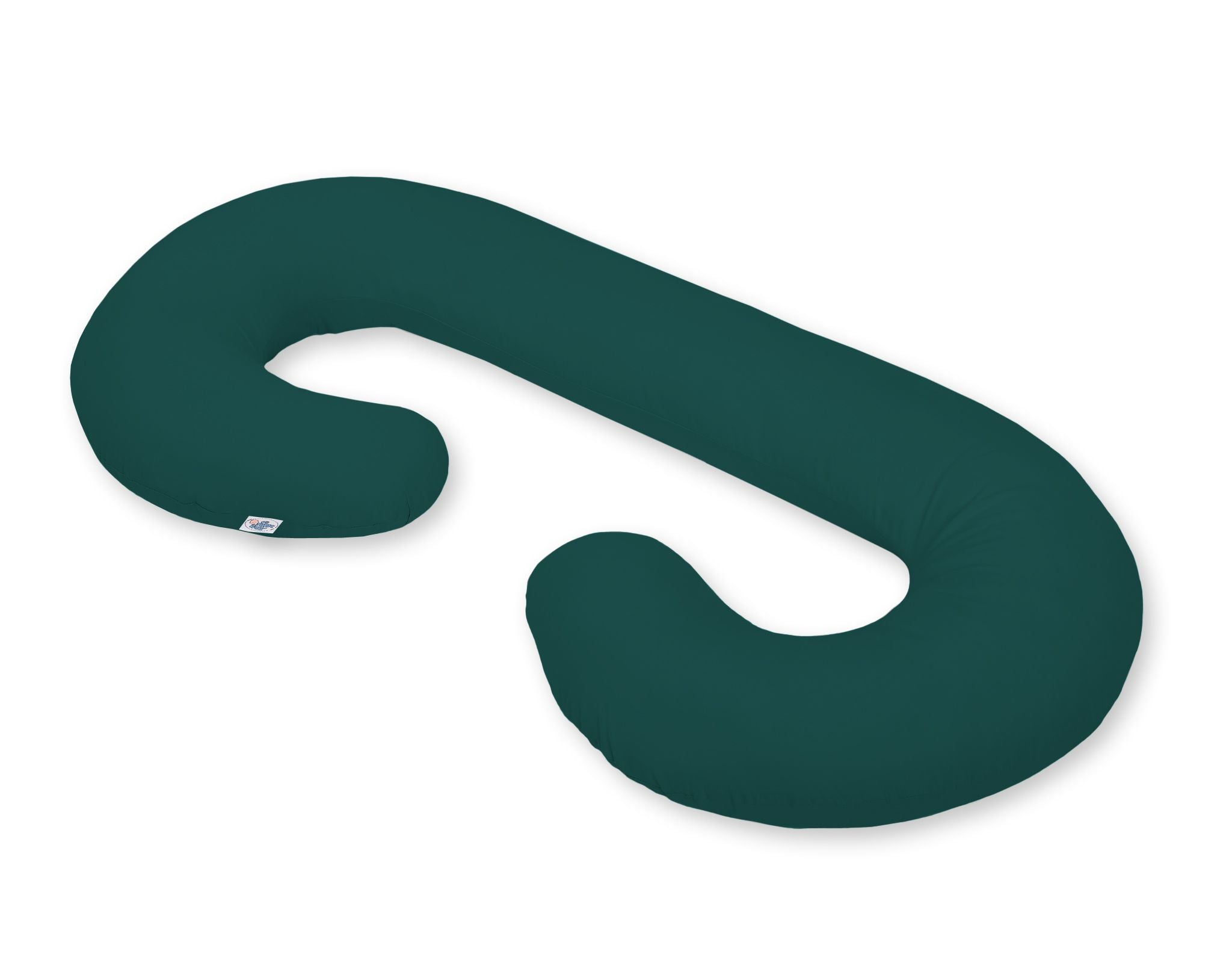 Maternity Support Pillow C, removable pillowcase - bottle green