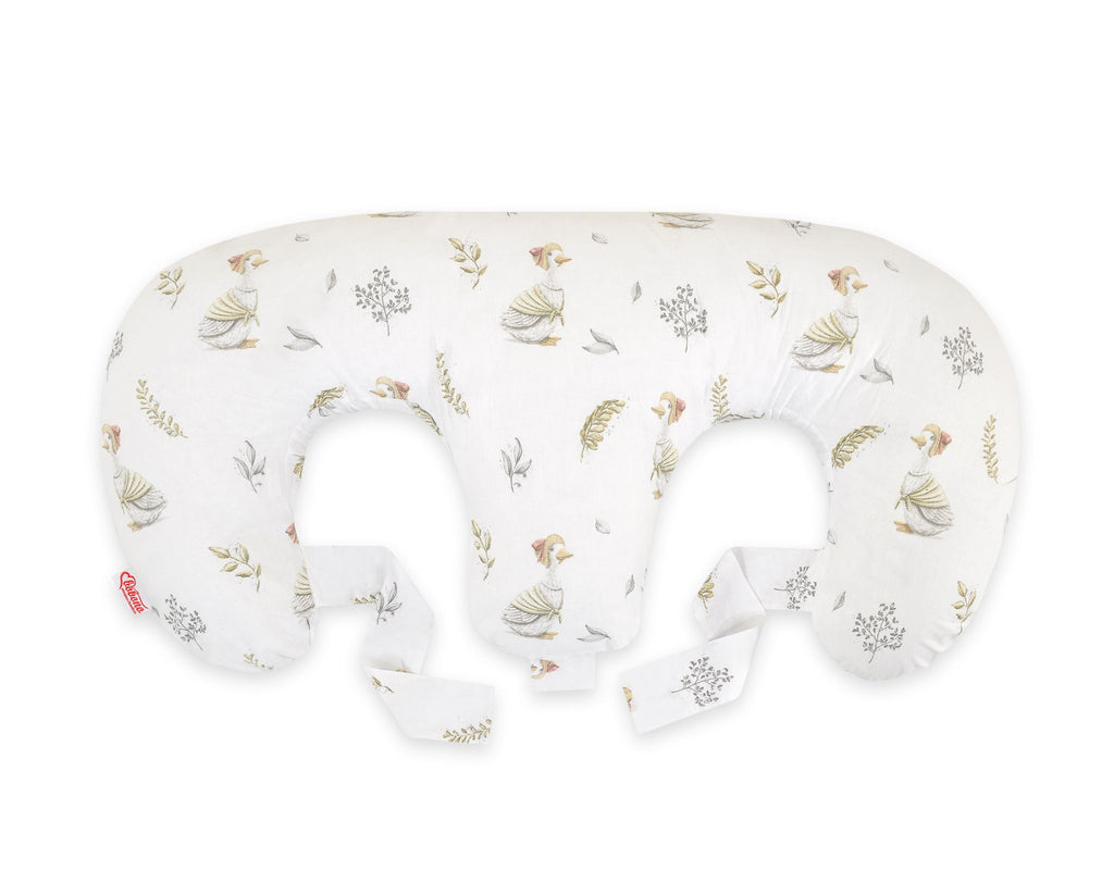 Twin Nursing Pillow – Gooses (Removable, Hands-Free Feeding)