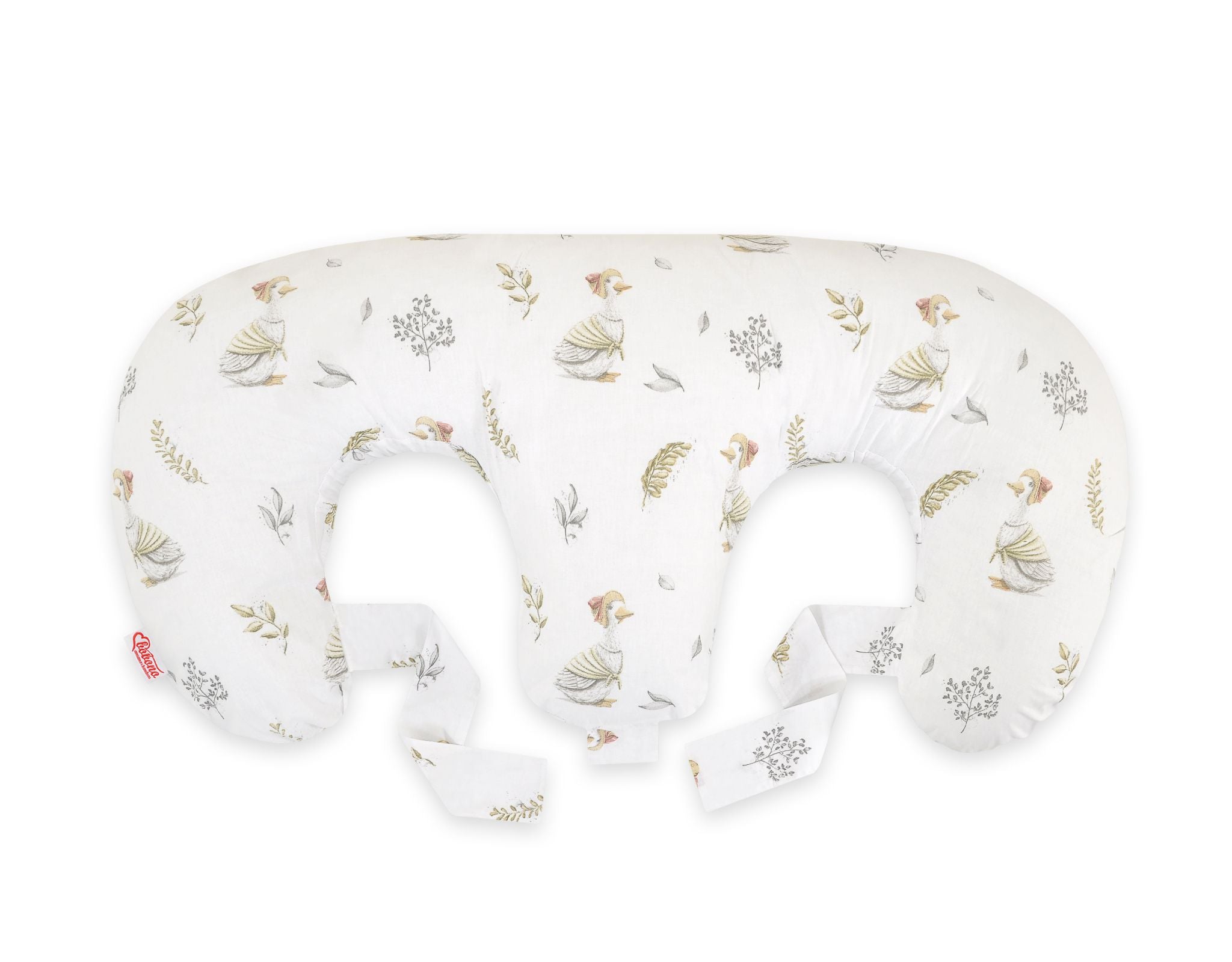 Twin Nursing Pillow – Gooses (Removable, Hands-Free Feeding)