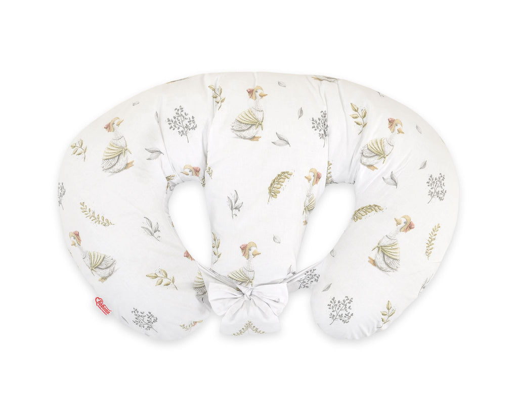 Twin Nursing Pillow – Gooses (Removable, Hands-Free Feeding)