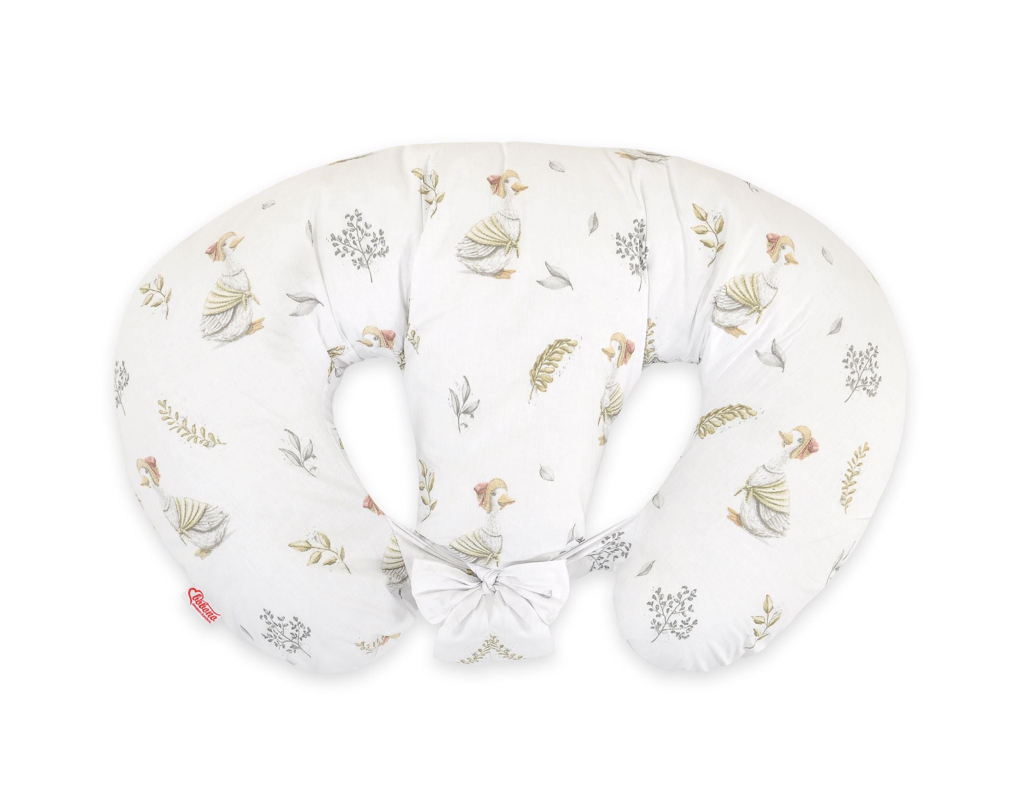 Twin Nursing Pillow – Gooses (Removable, Hands-Free Feeding)