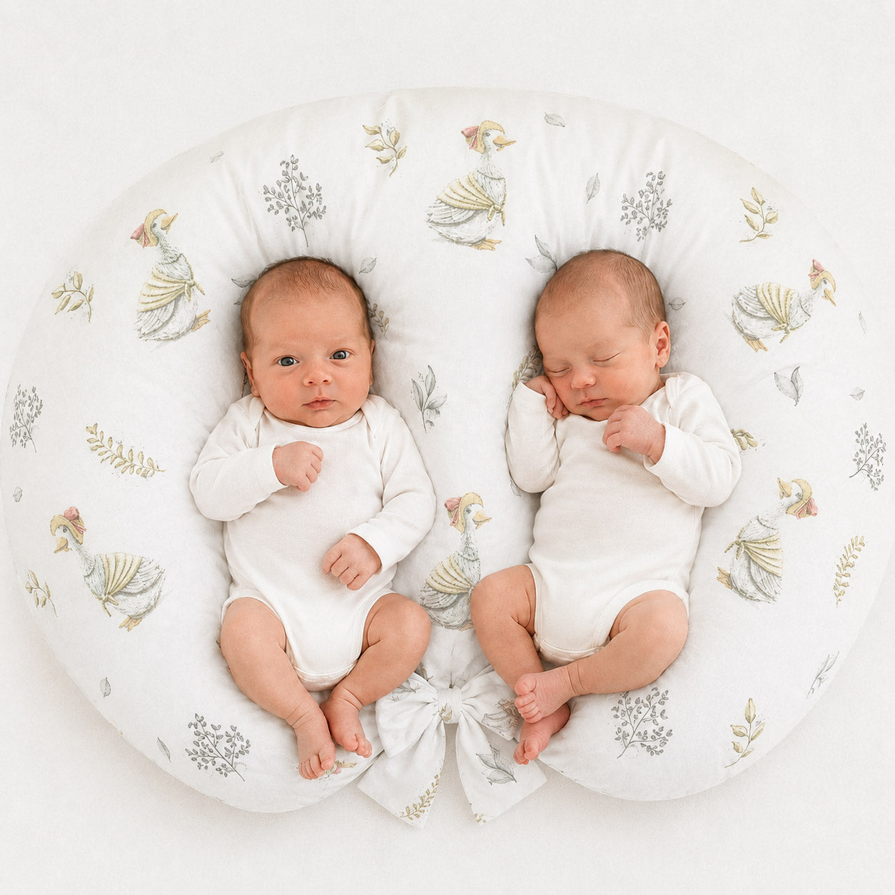 Twin nursing pillow cover Gooses