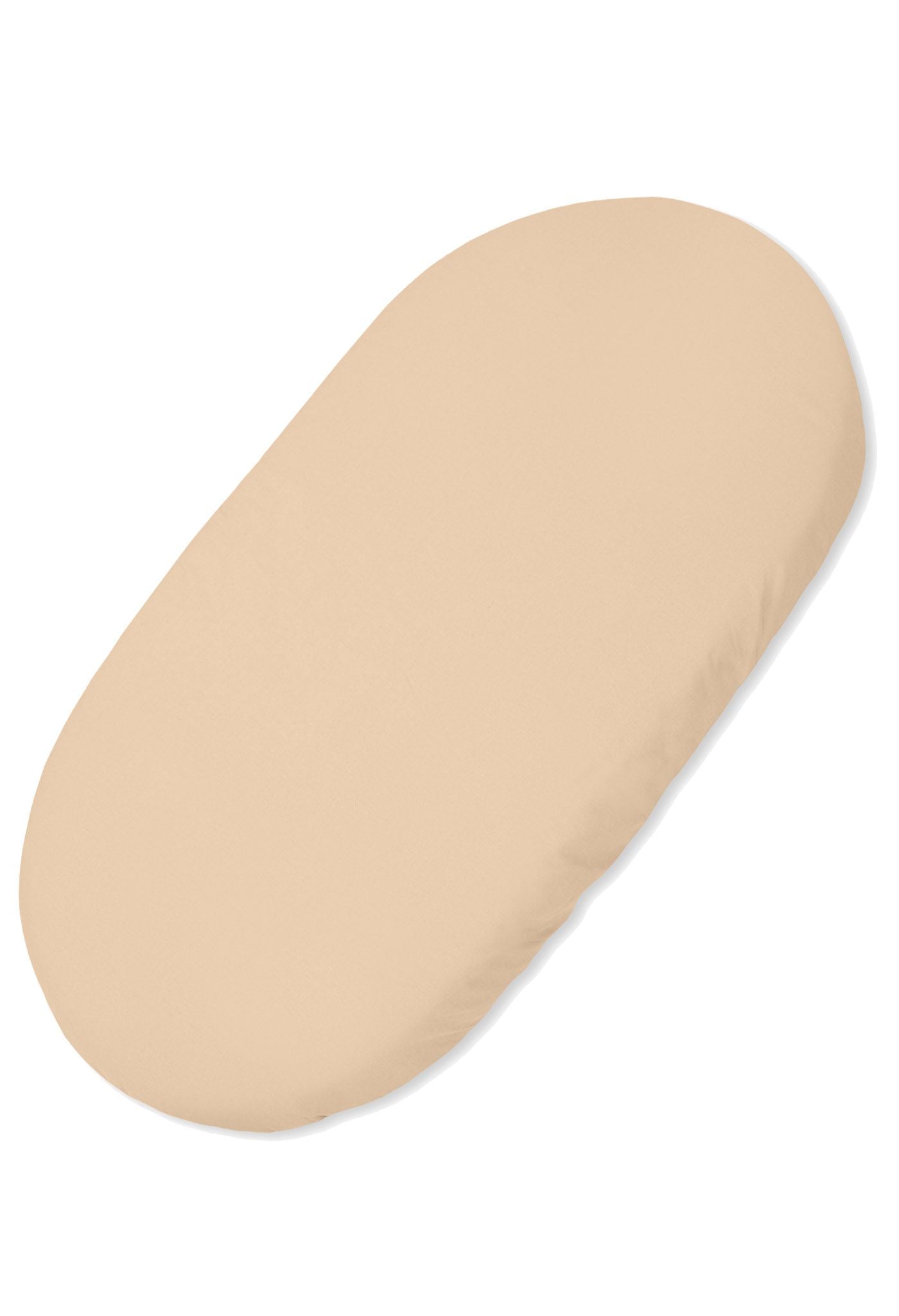 Sheet made of cotton for moses basket mattress 75x35 cm - beige