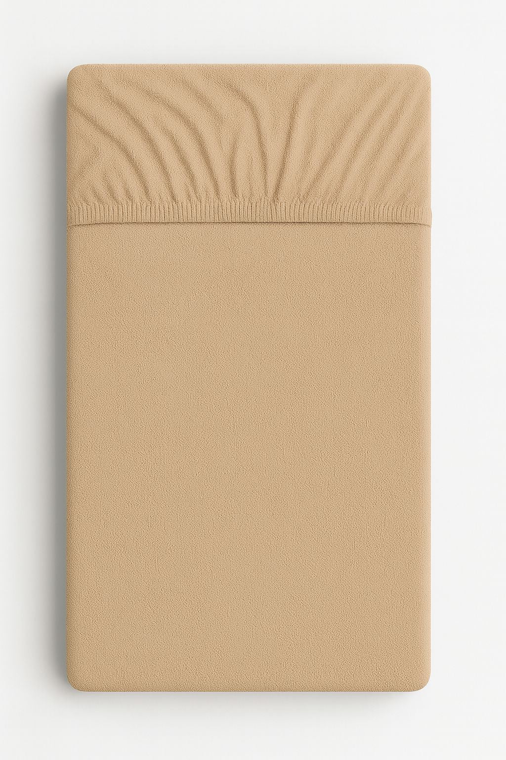 Fitted Terry Sheet 140x70 cm - light brown