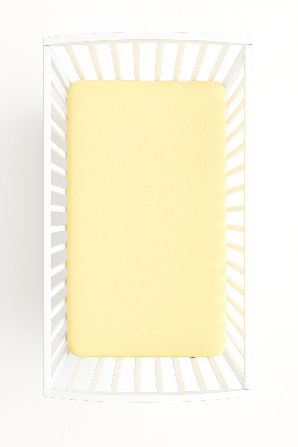 Fitted Terry Sheet 120x60 cm - Yellow