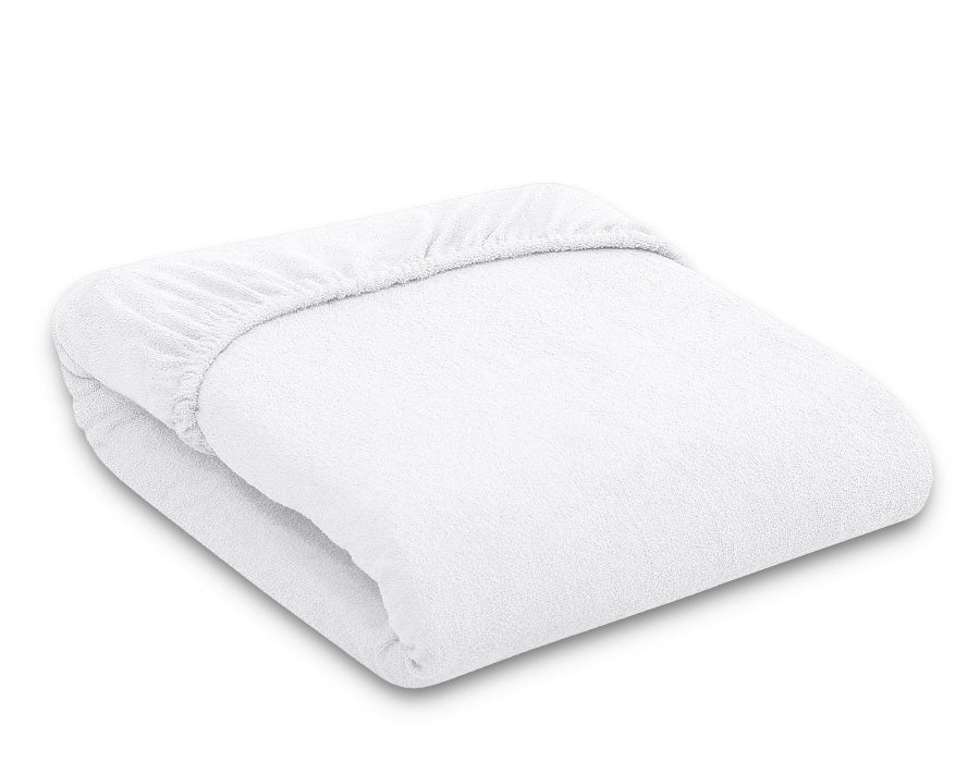 Fitted Terry Sheet 140x70 cm - White