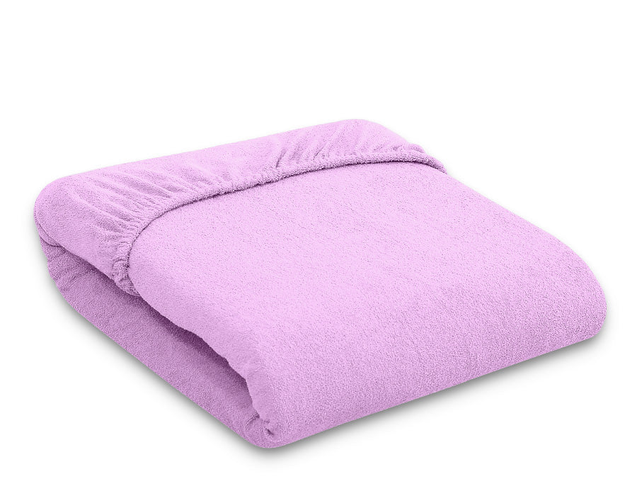 Fitted Terry Sheet 120x60 cm - Lilac
