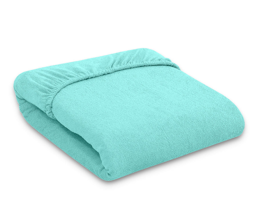 Fitted Terry Sheet 140x70 cm - mint