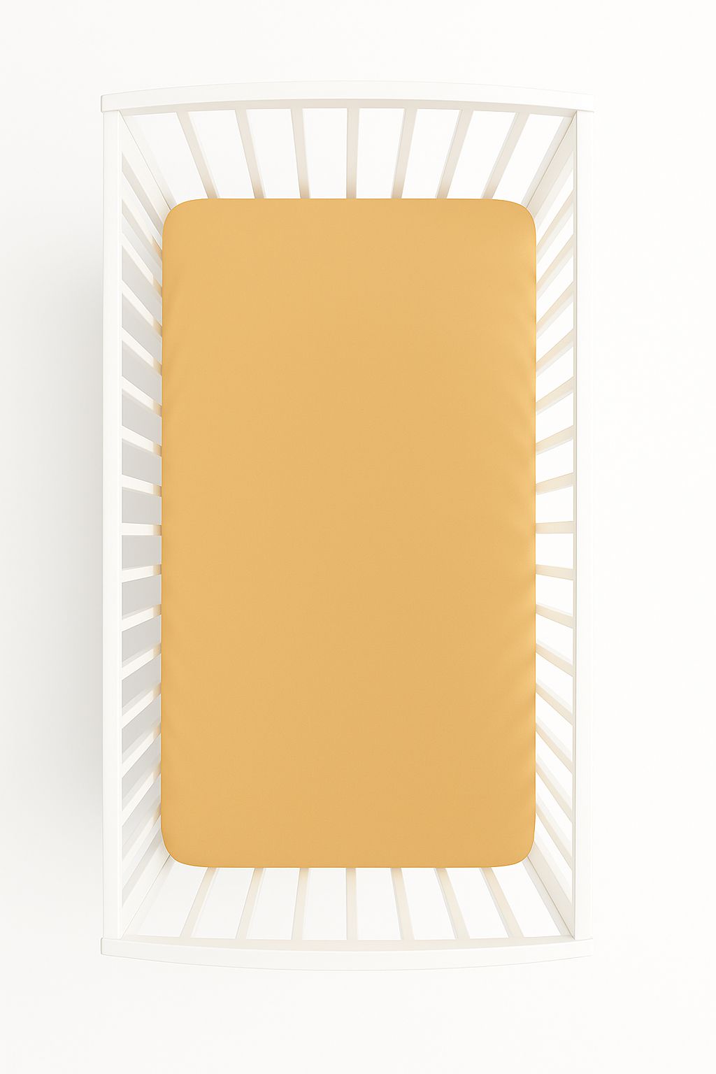 Sheet made of cotton 120x60cm - honey yellow