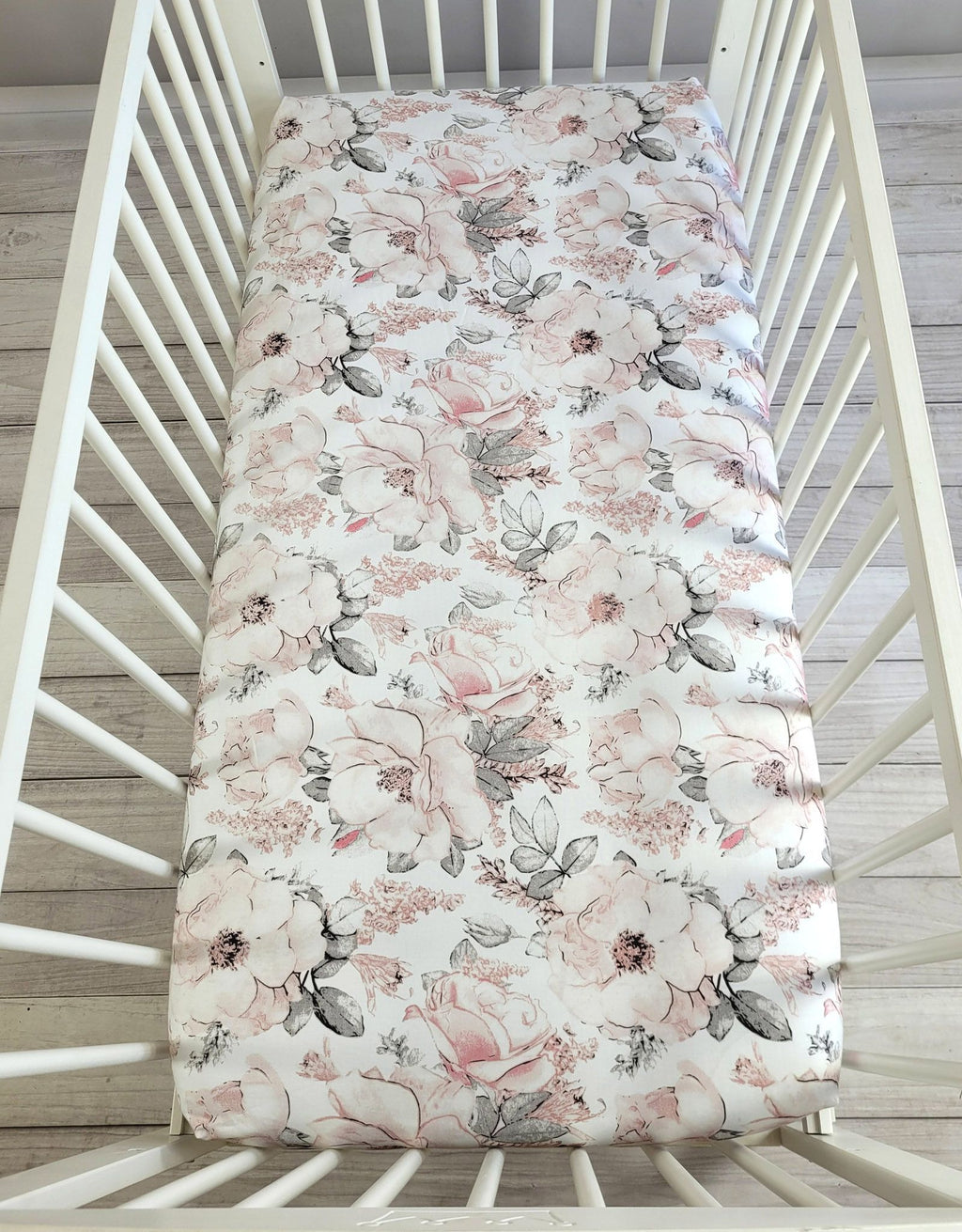 Sheet made of cotton 120x60cm - sepia roses